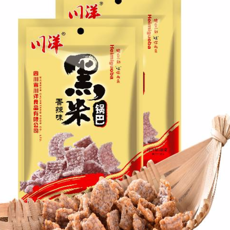 70g黑米锅巴