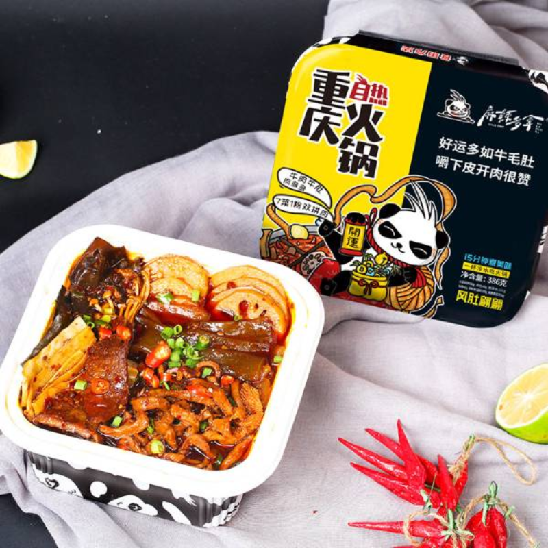 麻辣多拿牛肉牛肚自热小火锅-风肚翩翩386g