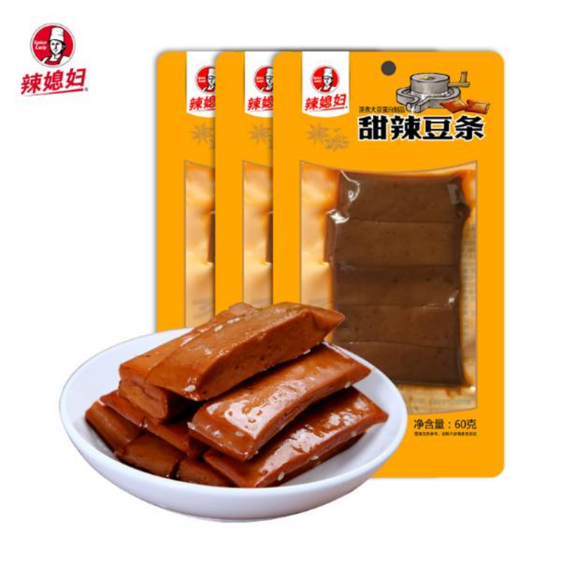 甜辣豆条 豆劲 素排骨（大豆蛋白制品）