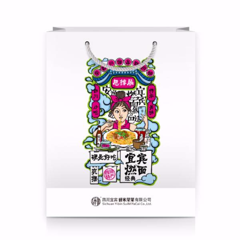 甩撑展燃面礼盒（调料+面）720g
