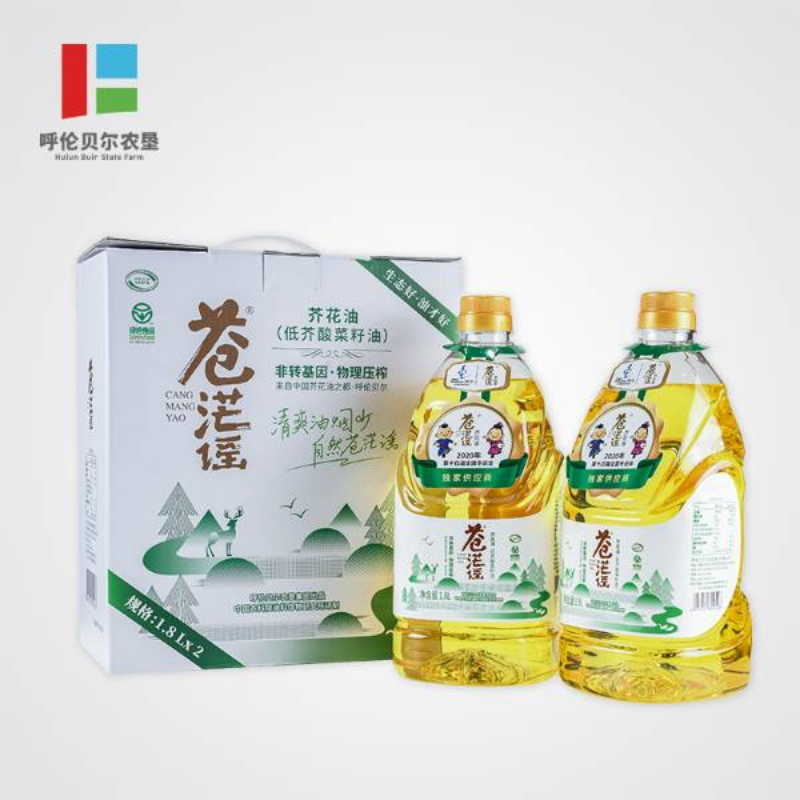 苍茫谣芥花油   1.8L*2桶