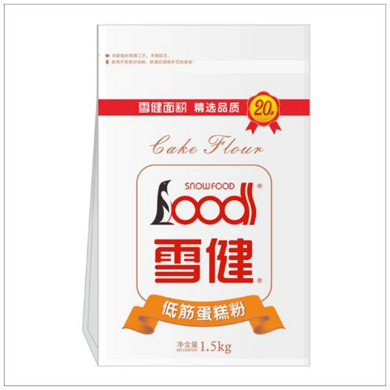 [雪健] 低筋蛋糕粉1.5kg  面粉细腻，适合家庭制作各种美味的蛋糕和饼干