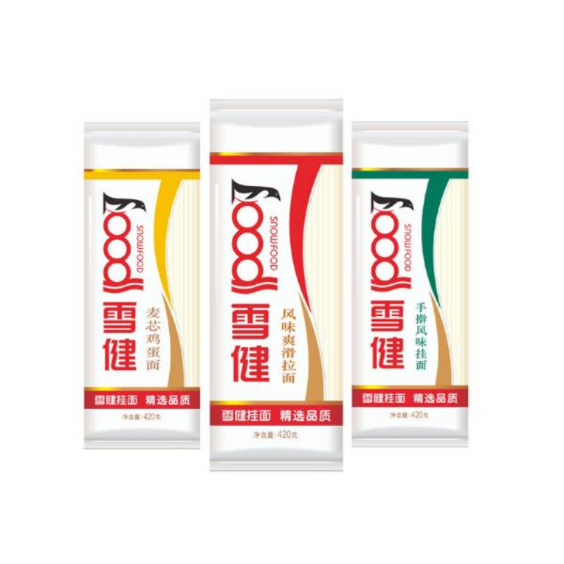 [雪健] 精制挂面系列420g  口感筋道耐蒸煮 汤面炒面炸酱面素面