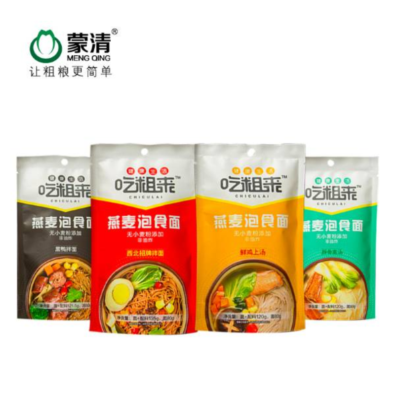 蒙清吃粗来-燕麦泡食面 / 4款袋装口味