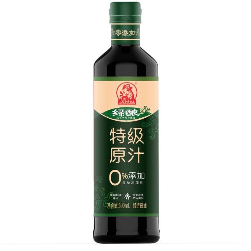 巧媳妇绿酿特级原汁酱油