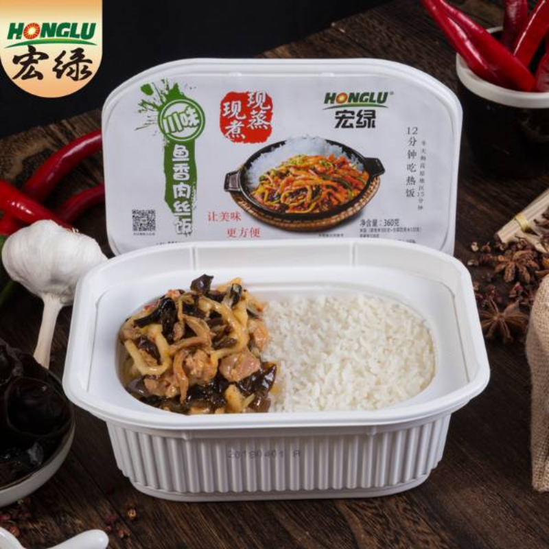 宏绿现蒸现煮米饭360G系列鱼香肉丝饭