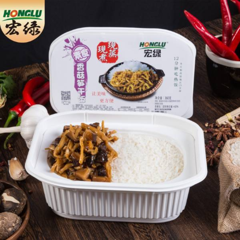 宏绿现蒸现煮米饭360G系列香菇笋干饭