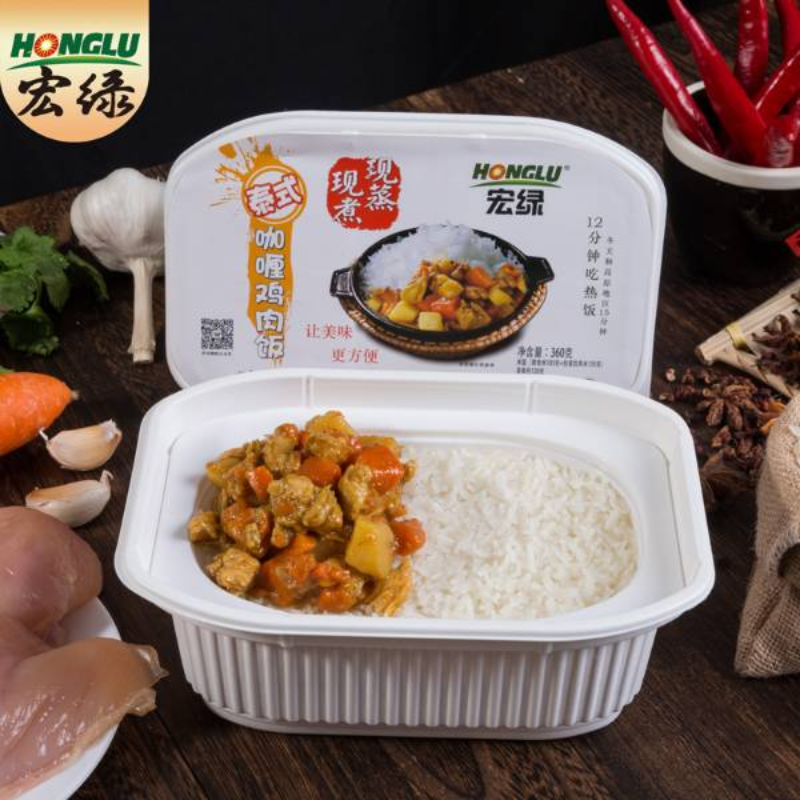 宏绿现蒸现煮米饭360G系列咖喱鸡肉饭
