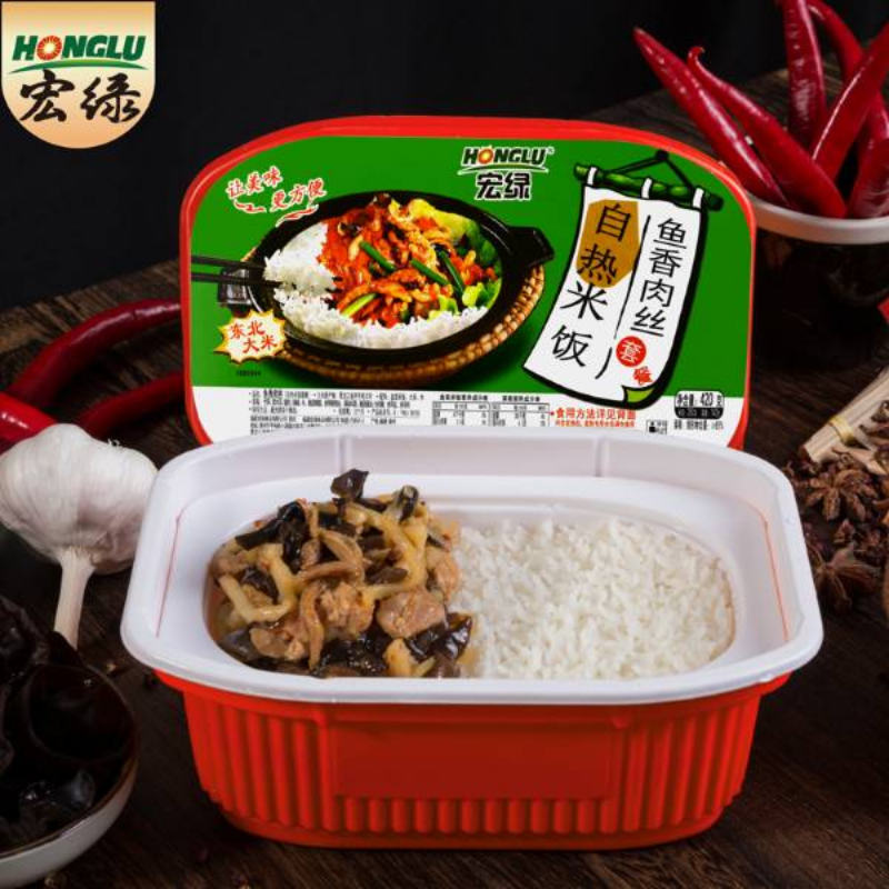 宏绿420g自热米饭速食方便饭鱼香肉丝饭