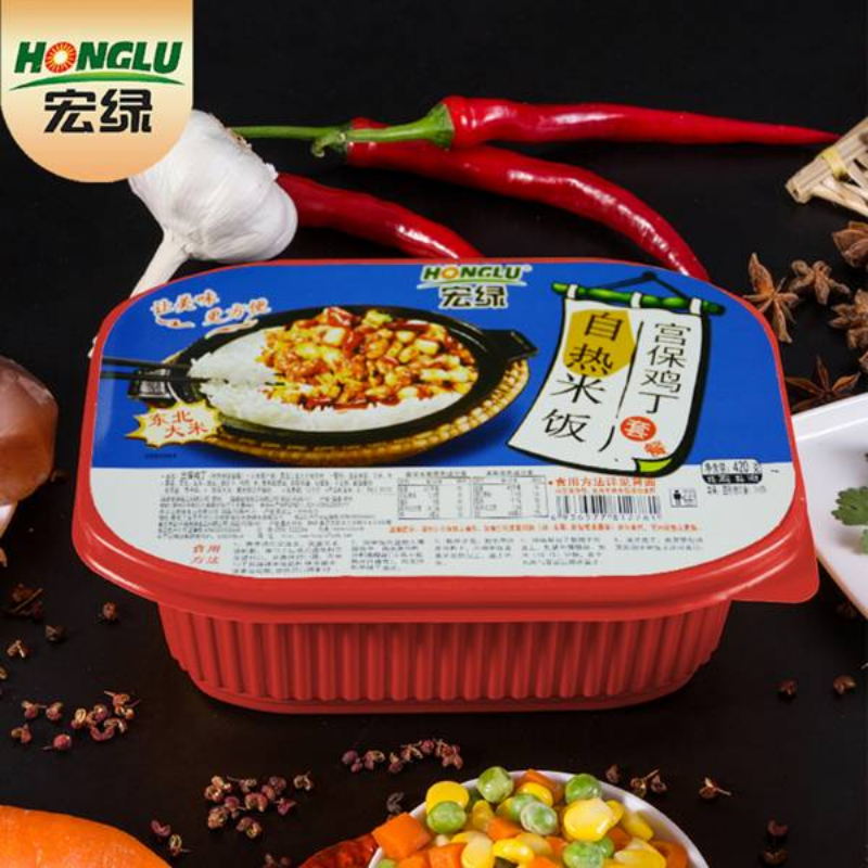 宏绿420g自热米饭速食方便饭宫保鸡丁饭