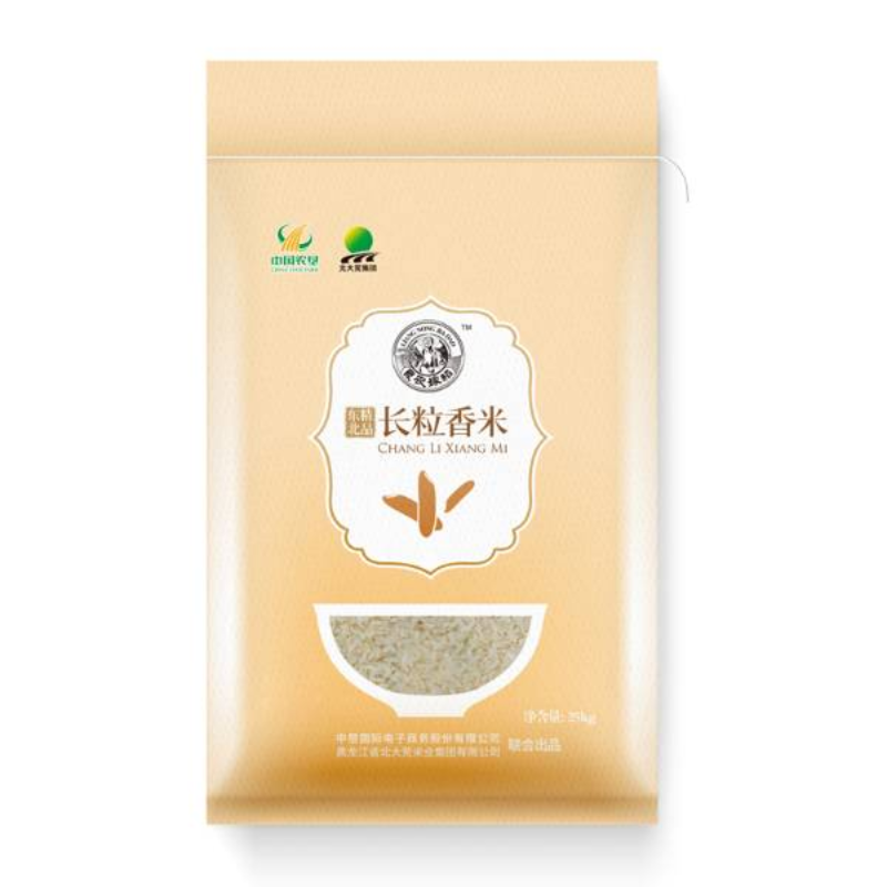 中国农垦 良农嫁稻 东北长粒香米25kg 编织袋-餐饮款