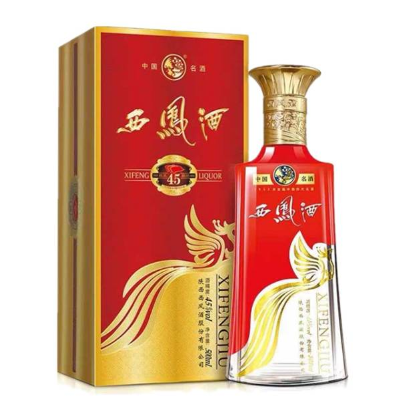 45度西凤酒（珍藏版）（喜庆装）