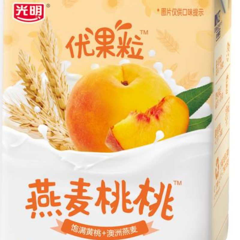 光明优果粒燕麦桃桃酸奶