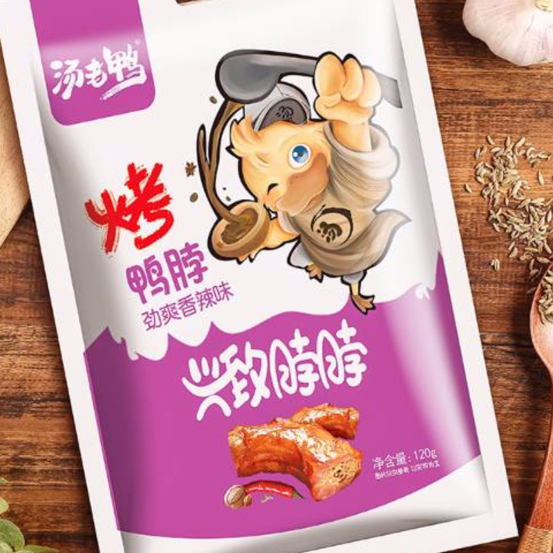 汤老鸭120g香辣鸭脖