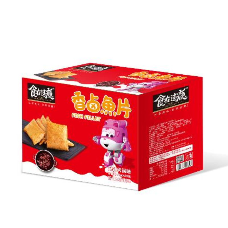 食在过瘾即食香卤鱼片鱼豆腐休闲海味零食