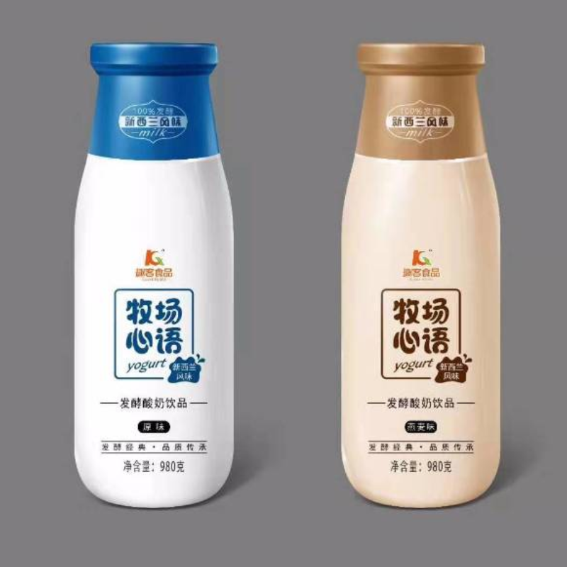 牧场心语酸奶饮品、饮料大瓶餐饮装