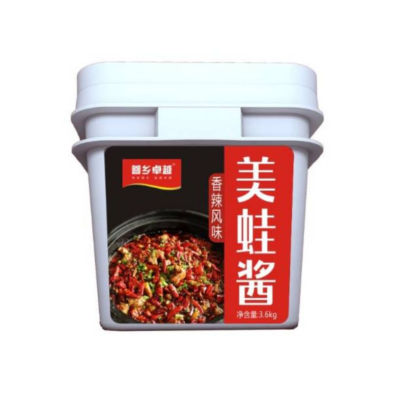 美蛙酱3.6kg（还有小龙虾酱、烤鱼酱料等）定制，代工