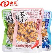 花小主油炸麻辣、香葱、小鱼干花生长领花小主南乳油炸麻辣香葱小鱼干五香海盐花生休闲坚果零食下酒菜啤酒白酒葡萄酒茶酸辣粉螺蛳粉自嗨锅搭档