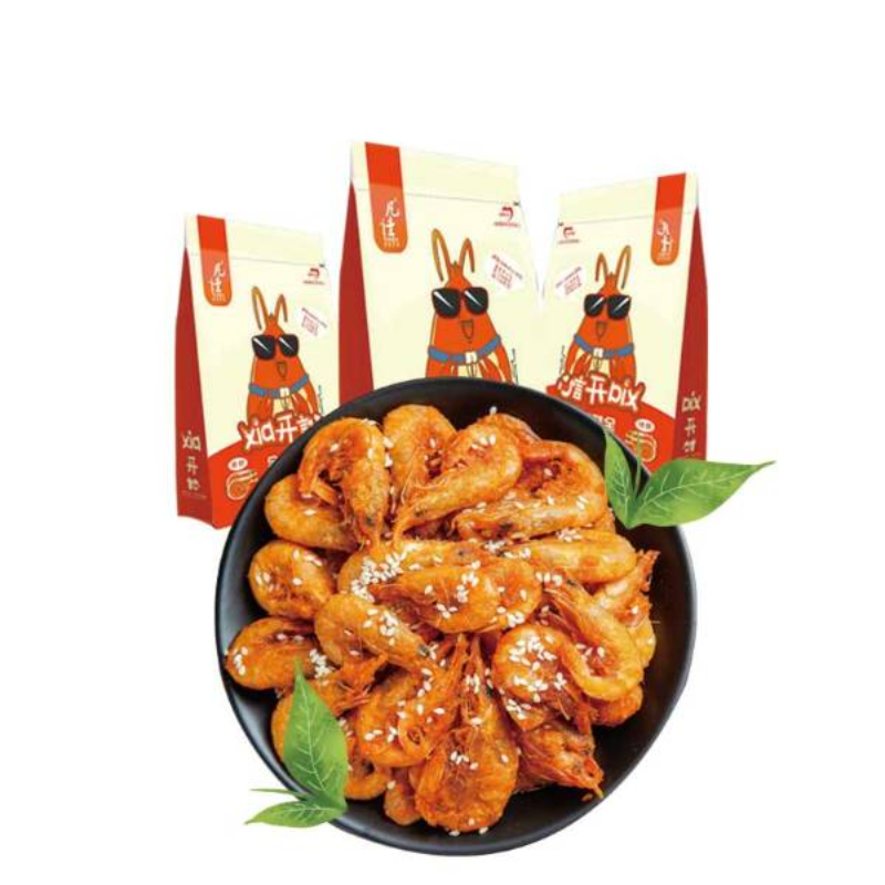 凡佳-脆虾Xia开訫香辣味-虾零食直立袋