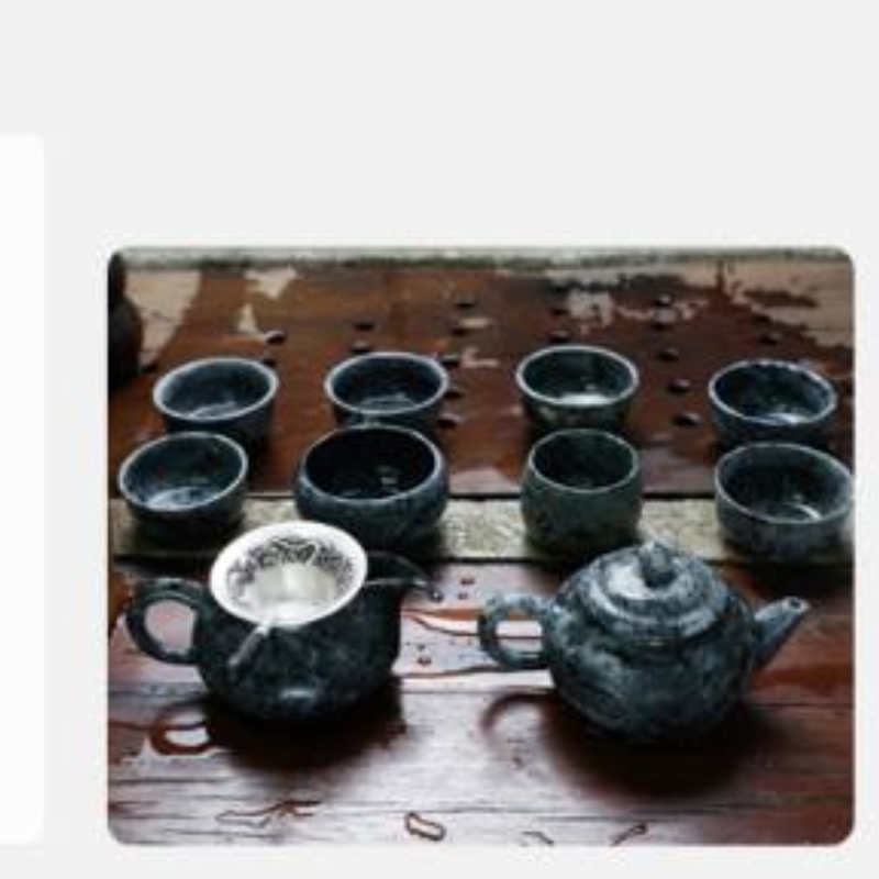 墨脱皂石茶具