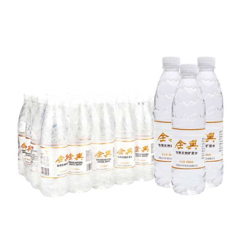 全兴 天然矿泉水550ml*24瓶 富含偏硅酸 塑包装