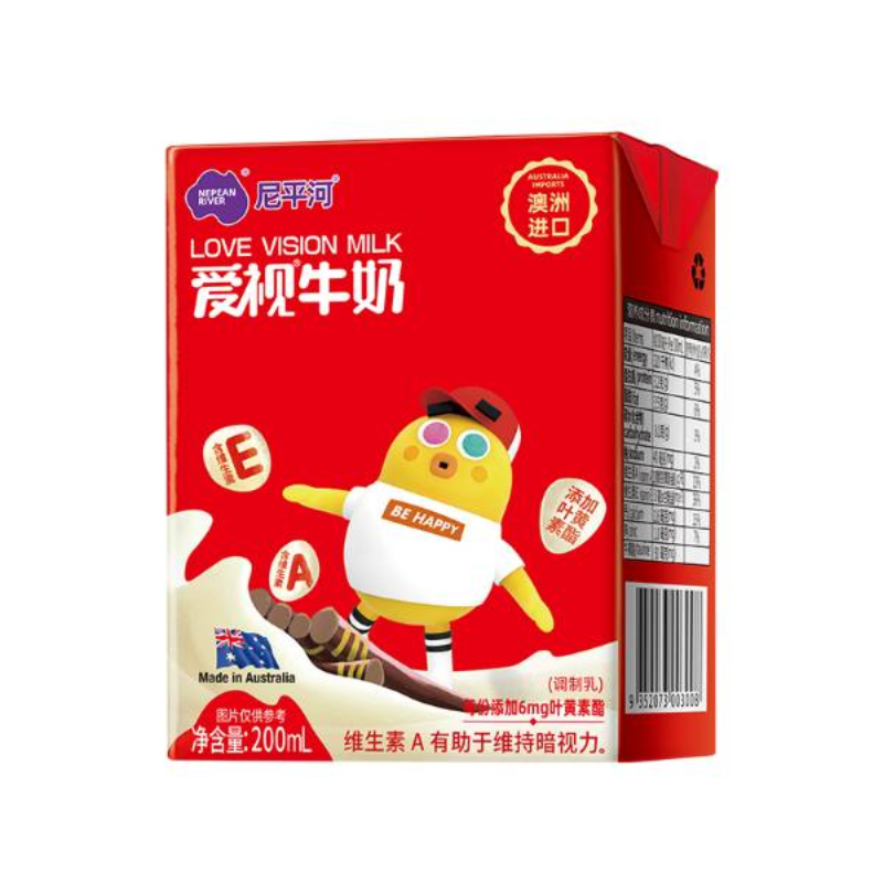 尼平河进口爱视牛奶