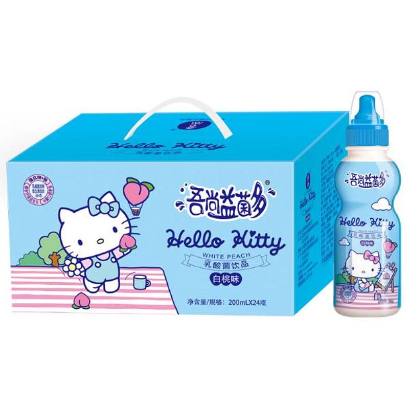 吾尚KT乳酸菌饮品200X24白桃味