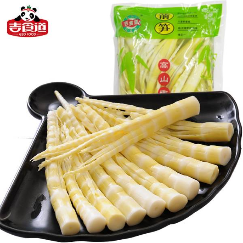 吉食道产地货源新鲜蔬菜低脂粗纤维火锅串串笋花500g
