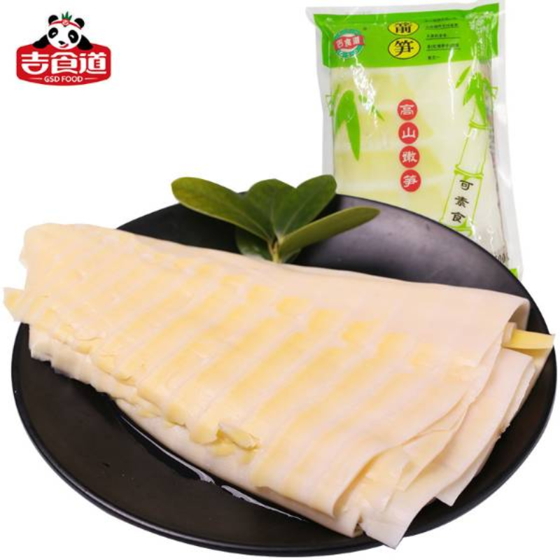 吉食道产地货源新鲜蔬菜竹笋火锅汤锅罗汉笋片皮500g