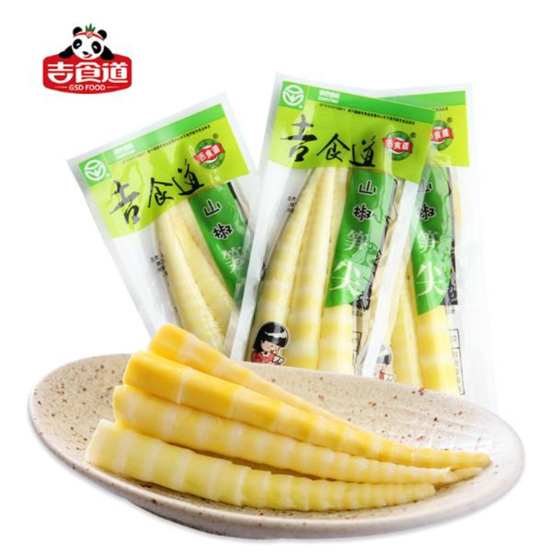 吉食道竹笋零食笋干 泡椒精品笋尖独立小包装散称称重包