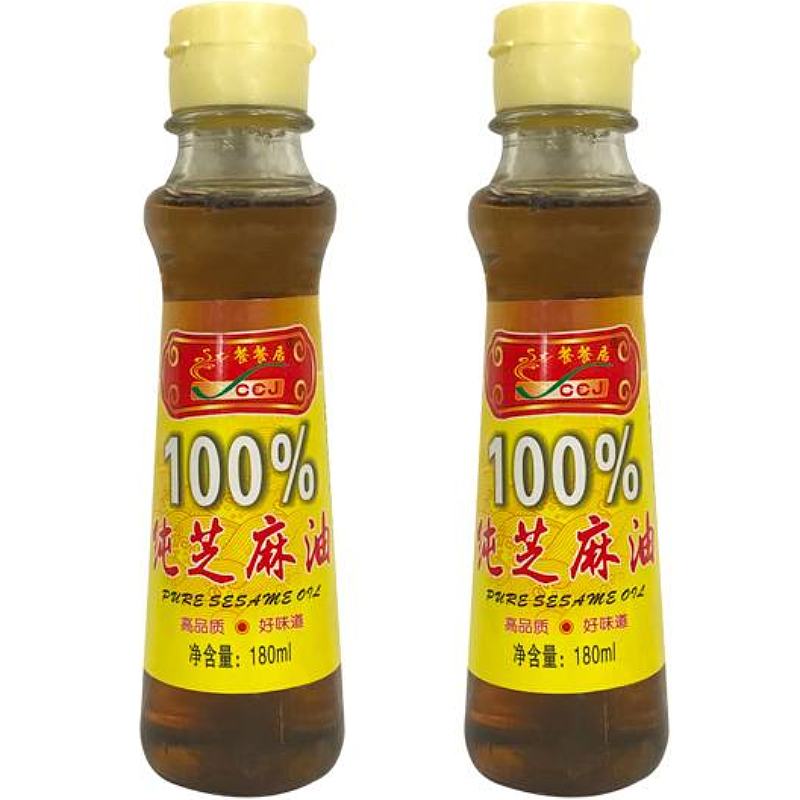100%纯芝麻油-180ml