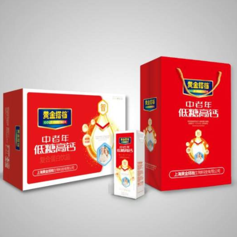 黄金搭档中老年低糖高钙流通装250ml*20盒