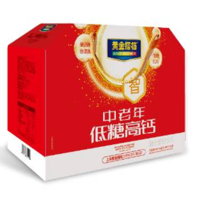 黄金搭档中老年低糖高钙250x16盒元宝礼盒