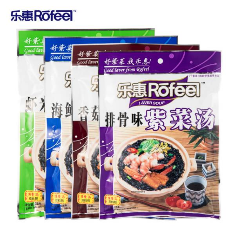 乐惠海鲜味、虾米味、排骨味、香菇味紫菜汤72克