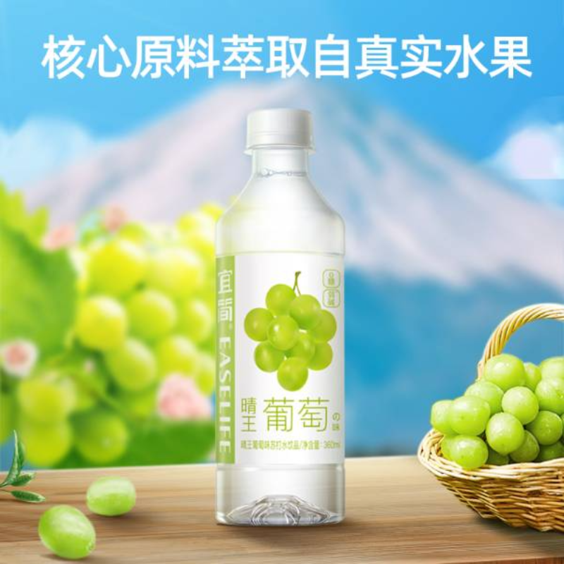 宜简果味无汽苏打水-日向夏橘味360ml||宜简苏打水品牌店|中国食品招商网