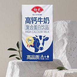 高钙牛奶