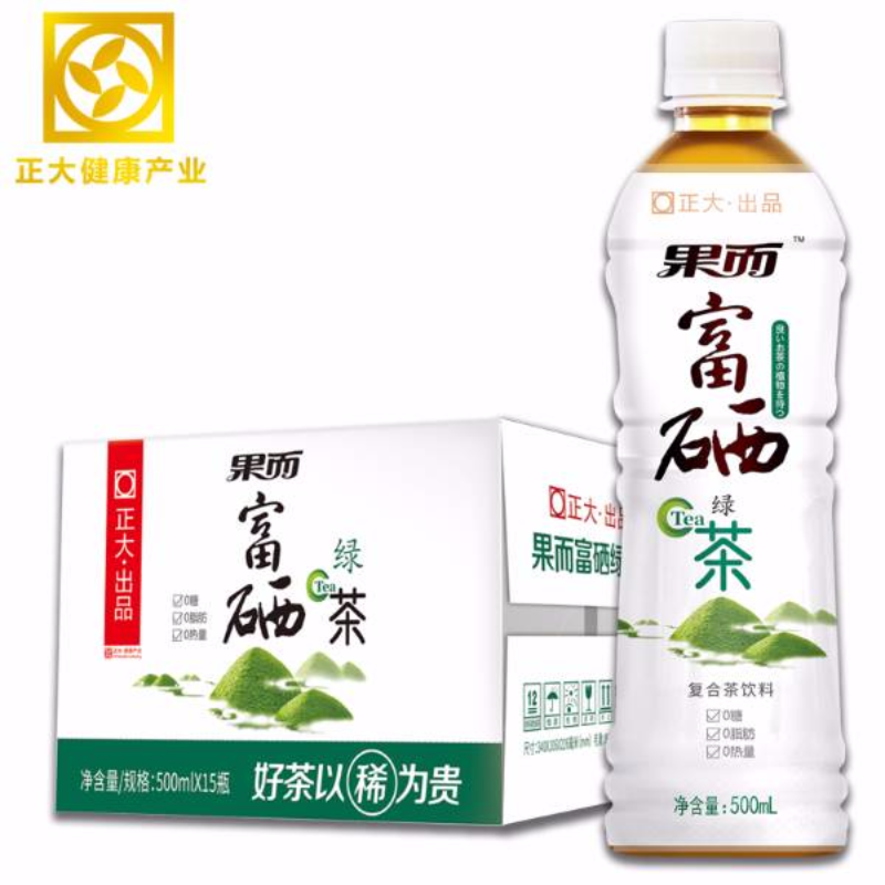 果而富硒绿茶红茶饮料