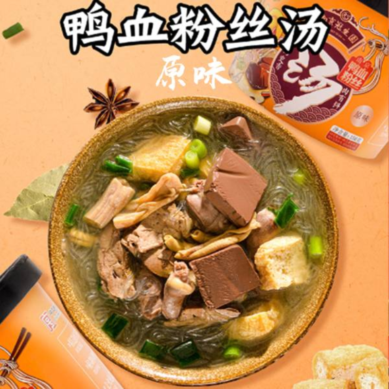 南京冠生园鸭血粉丝汤（桶装原味）