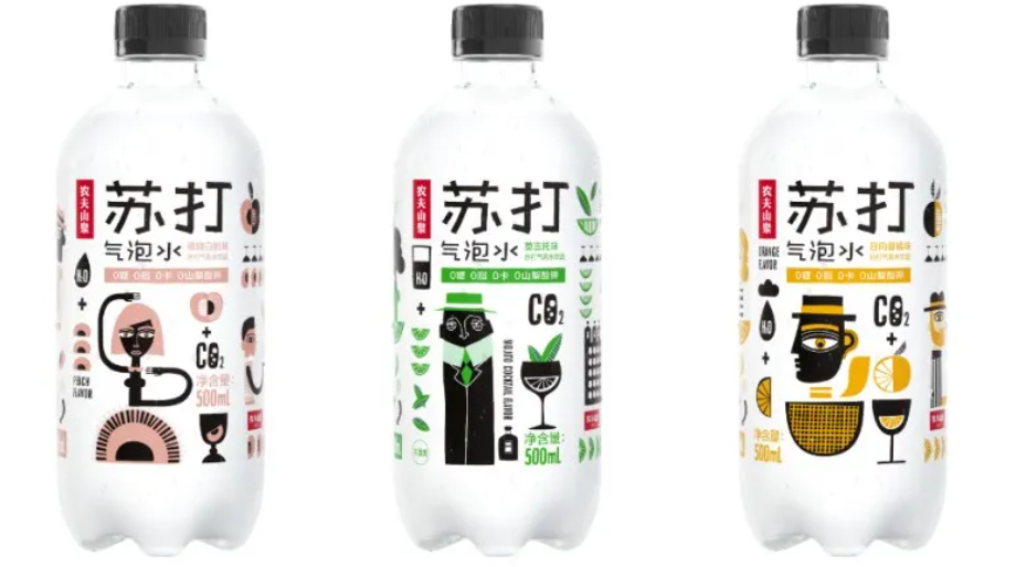 农夫山泉、脉动、健力宝、百事……气泡饮新品盘点