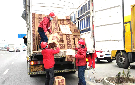 抗击疫情,白家阿宽食品千里驰援石家庄