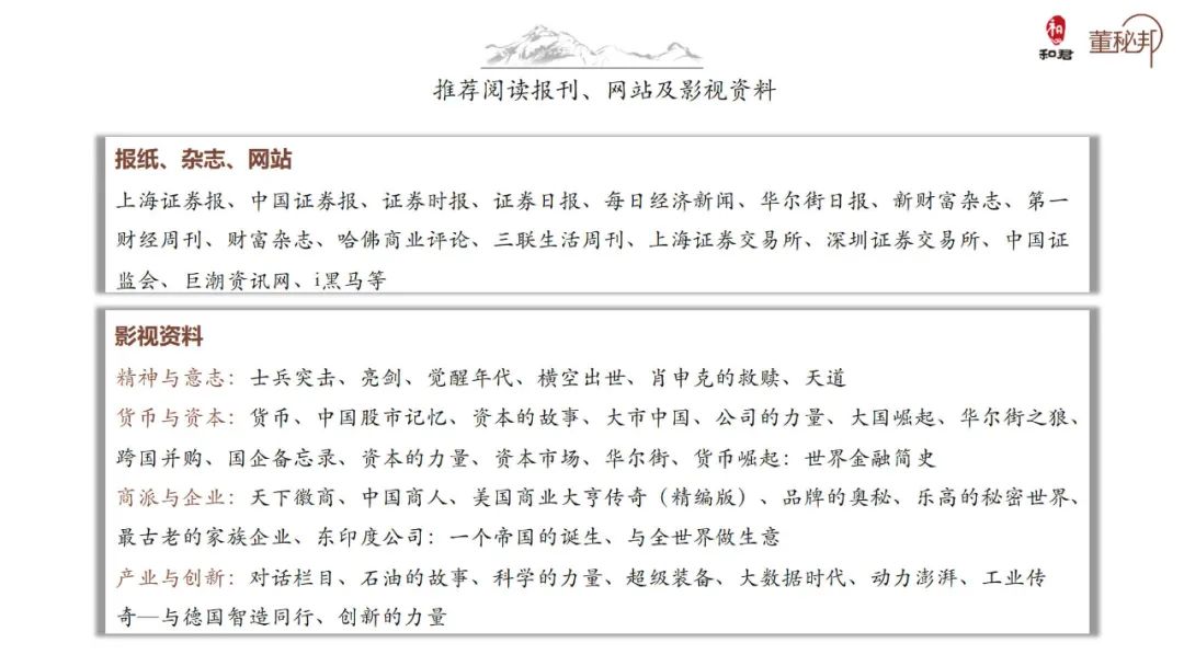 和君董秘书单2021