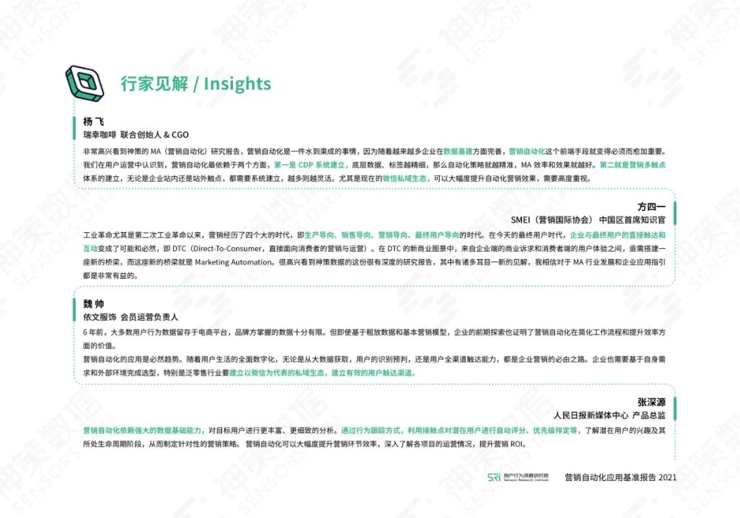 营销自动化应用基准报告2021