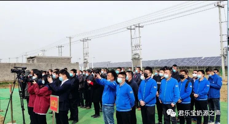君乐宝种养结合标准化家庭牧场3个项目连续奠基开工