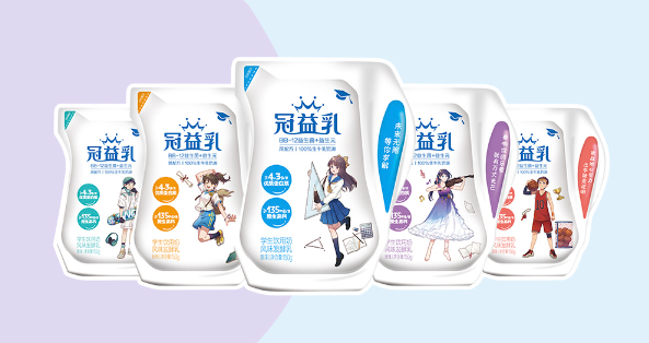 为成长保驾护航，蒙牛推冠益乳爱克林学生奶风味发酵乳！