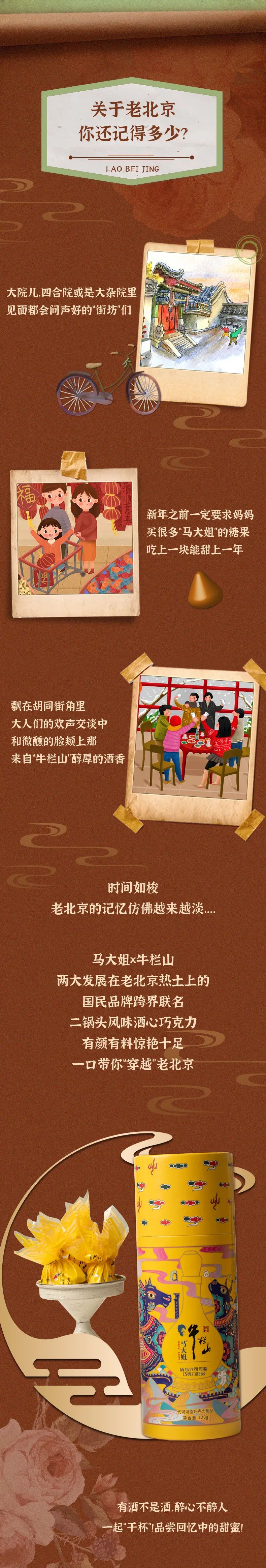 马大姐x牛栏山联名搞事情！二锅头酒心巧克力引领国潮风