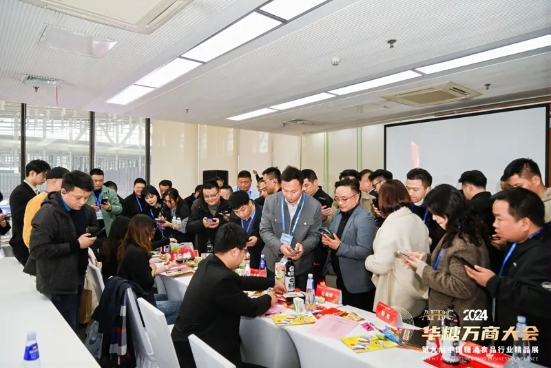往届华糖万商大会选品对接现场